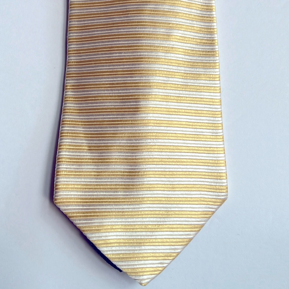 Tommy Hilfiger Men’s Tie NWT Silk Yellow
